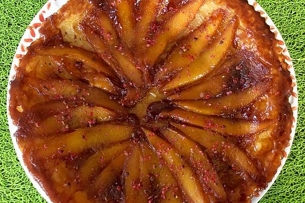 Tarte Tatin with Mango and Pink Pepper