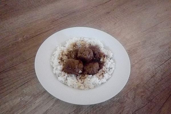 Teriyaki Meatballs with Teriyaki Sauce