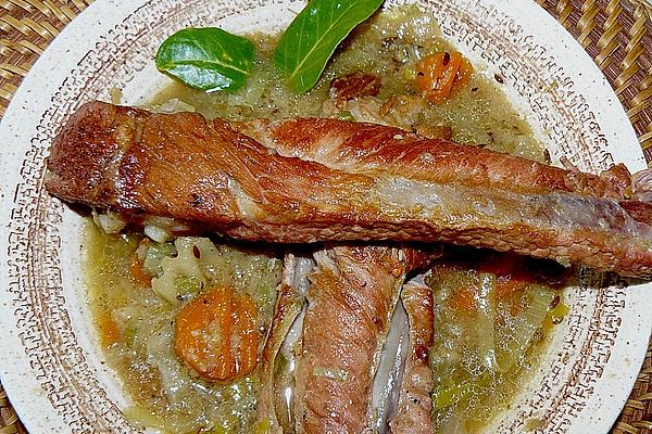 Töginger Ribs in Root Vegetables