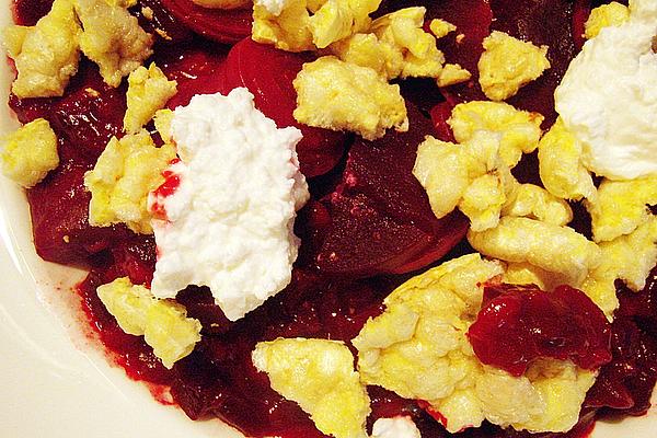 Thickened Beetroot with Corn Waffle