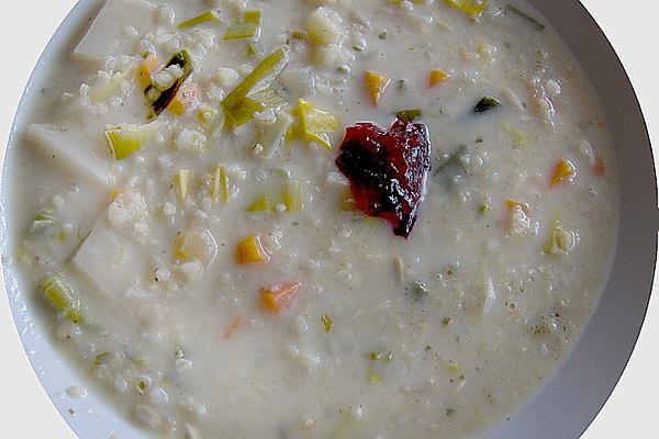Three Grain Soup with Vegetables