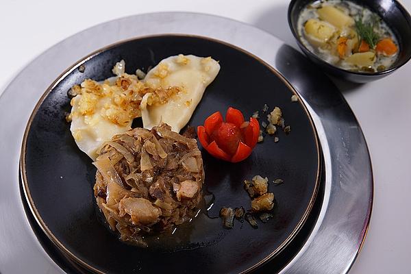 Three Kinds from Poland: Pierogi, Bigos, Pickle Soup