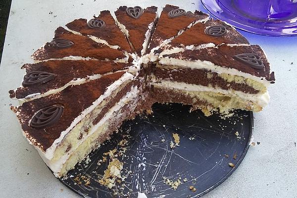 Tiramisu with Homemade Biscuit