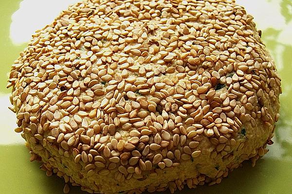 Tofu Patties with Sesame Crust