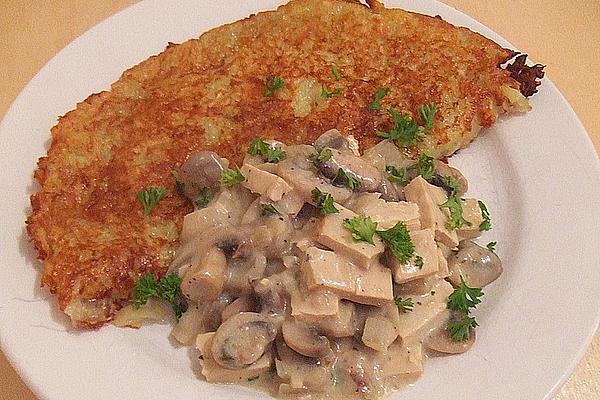 Tofu – Sliced ​​meat with Mushrooms