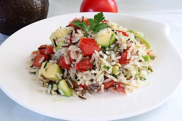 Tomato and Avocado Wild Rice