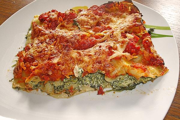 Tomato and Spinach Lasagna