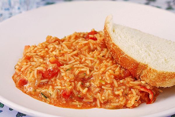 Tomato and Zucchini Risotto