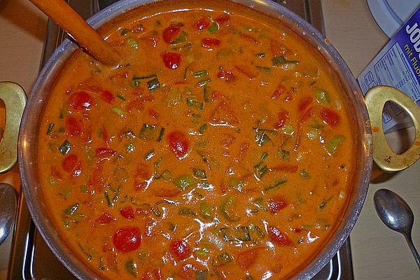 Tomato Coconut Soup