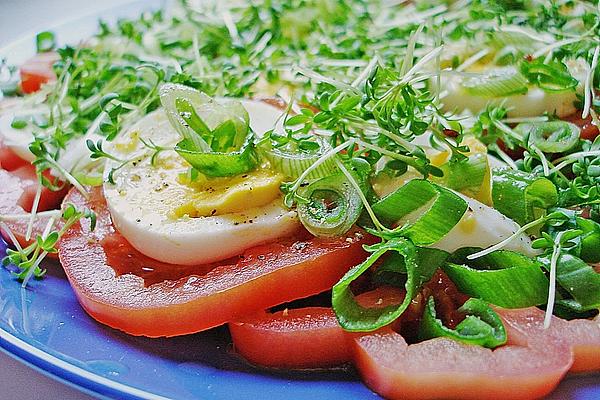 Tomato Plate with Egg