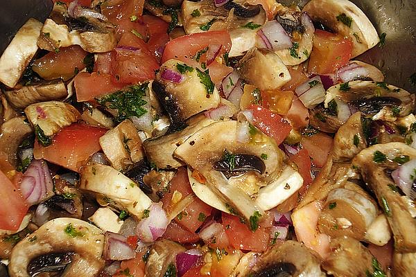 Tomato Salad with Mushrooms