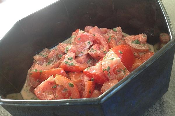 Tomato Salad with Tahini