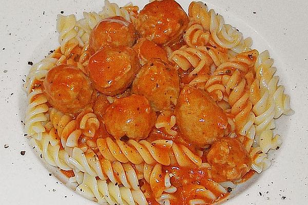 Tomato Sauce with Dumplings