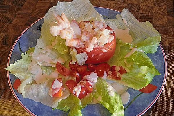 Tomatoes Stuffed with Prawns