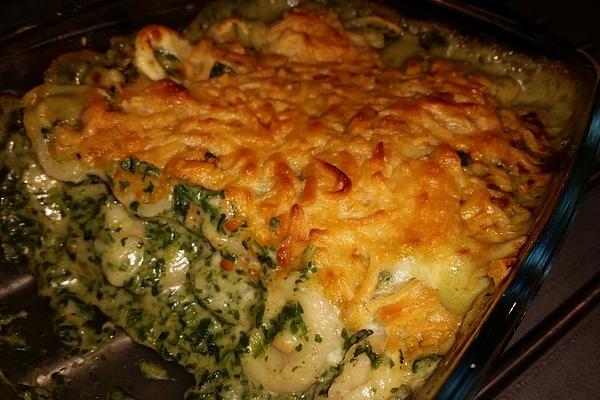 Tortellini and Spinach Casserole