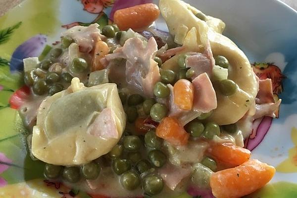 Tortellini in Ham – Cream – Sauce