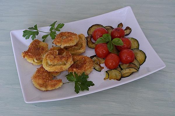 Tortellini with Panko Crust