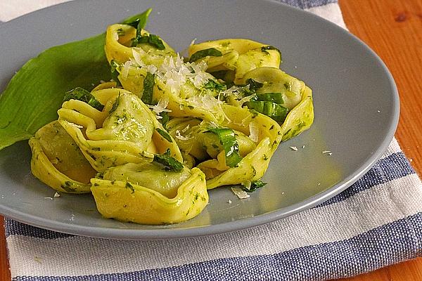 Tortellini with Wild Garlic Butter