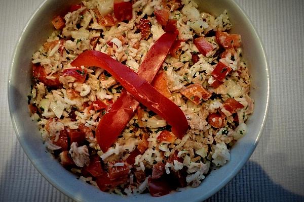 Tuna Rice Salad with Paprika
