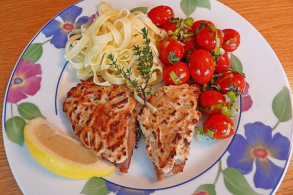 Tuna Steak with Thyme and Lemon Crust