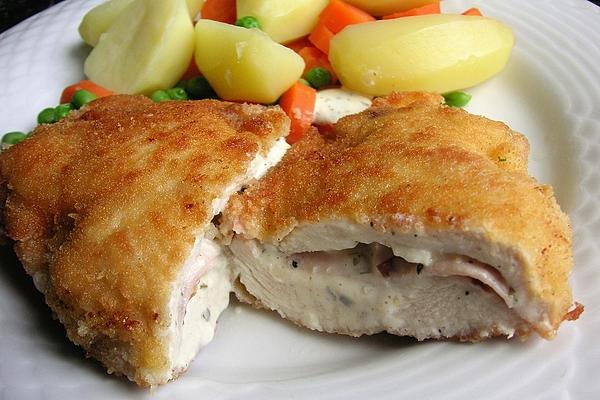 Turkey Cordon Bleu with Herbal Cream Cheese