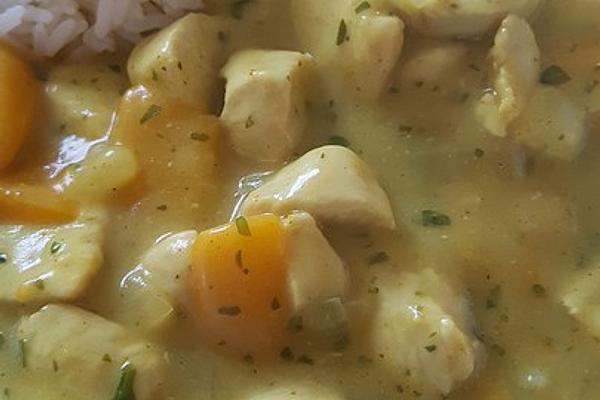Turkey Curry with Peach
