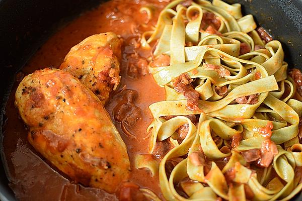 Turkey Escalope in Parma Tomato Sauce