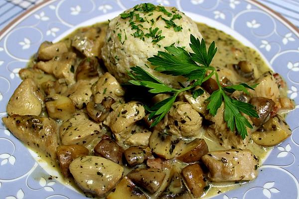Turkey Goulash with Bacon and Herbs