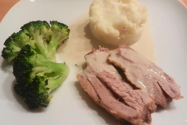 Turkey Leg Braised in Milk
