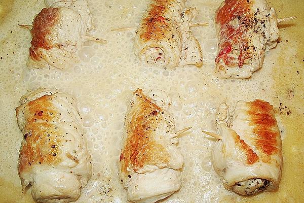 Turkey Rolls in Coconut Sauce