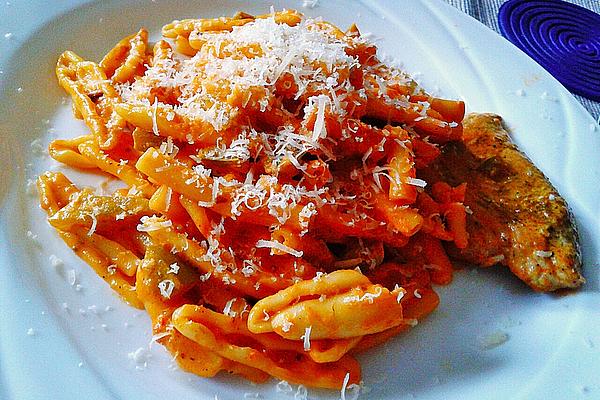 Turkey Schnitzel with Paprika and Cream Noodles