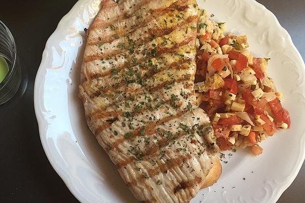 Turkey Steaks in Coconut Marinade