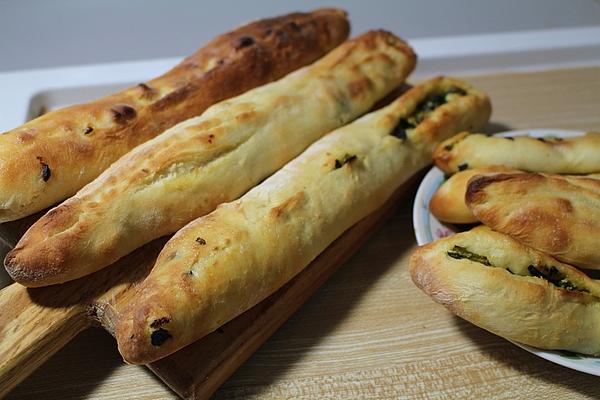 Turkish Pide with Fresh Spinach