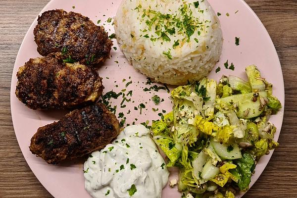 Turkish Style Minced Meat Skewers
