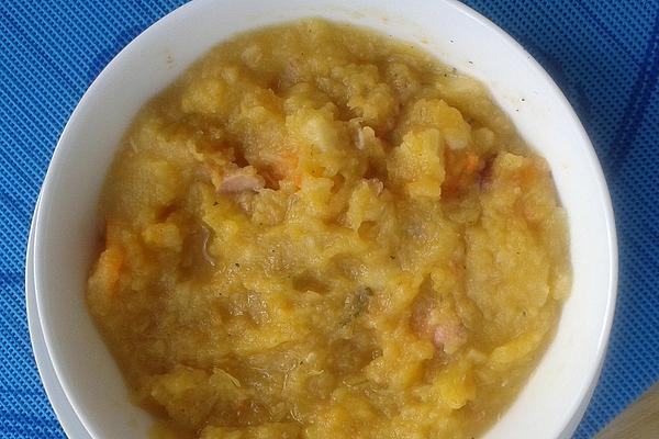 Turnip Soup with Smoked Pork