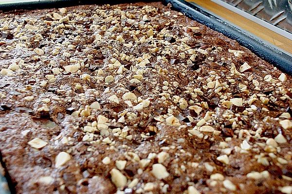 Urmelis Chocolaty Zucchini Cake with Chocolate and Nut Topping