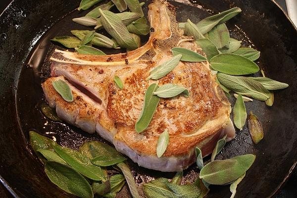 Veal Chop on Sage
