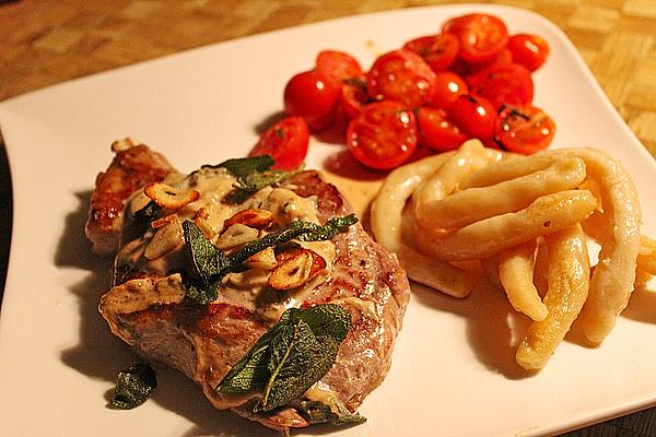 Veal Chops in White Wine Sauce