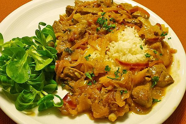 Veal Liver in Marsala