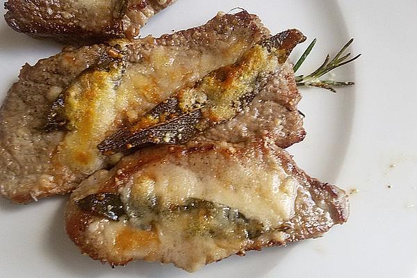 Veal Schnitzel on Rosemary