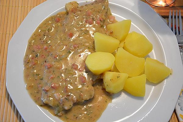 Veal Steaks in Spicy Mustard Sauce