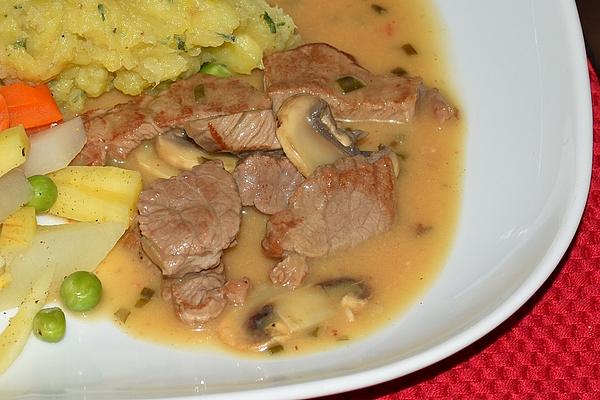 Veal Strips Zurich Style