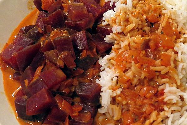 Vegan Beetroot Curry