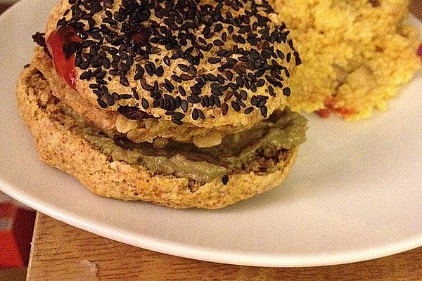 Vegan Burger in Curry Bun