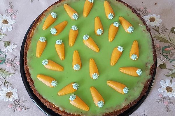 Vegan Carrot Cake with Topping