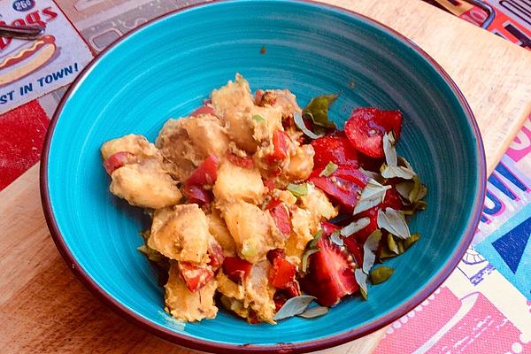 Vegan Farmer`s Breakfast with Silken Tofu