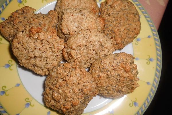 Vegan Oat Poppy Seed Cookies