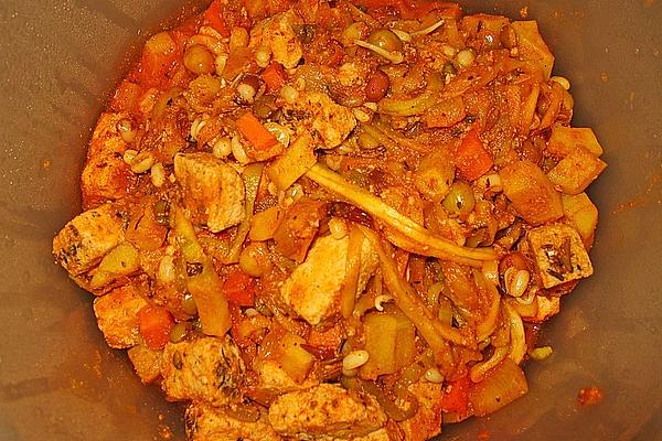 Vegan Tofu Vegetable Pot