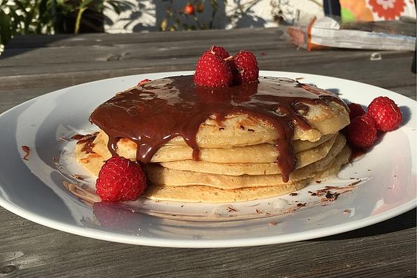 Vegan Vanilla Soy Milk Pancakes