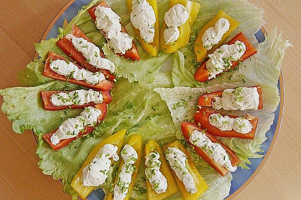 Vegetable Boat with Cheese Cream